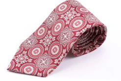 Red Ancient Madder Silk Tie
