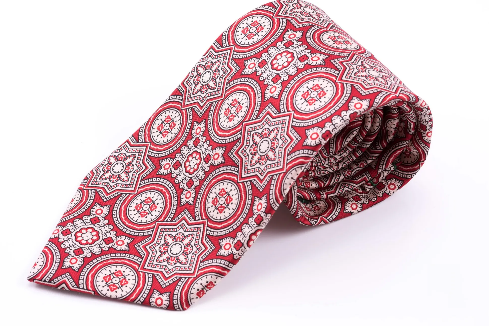 Red Ancient Madder Silk Tie