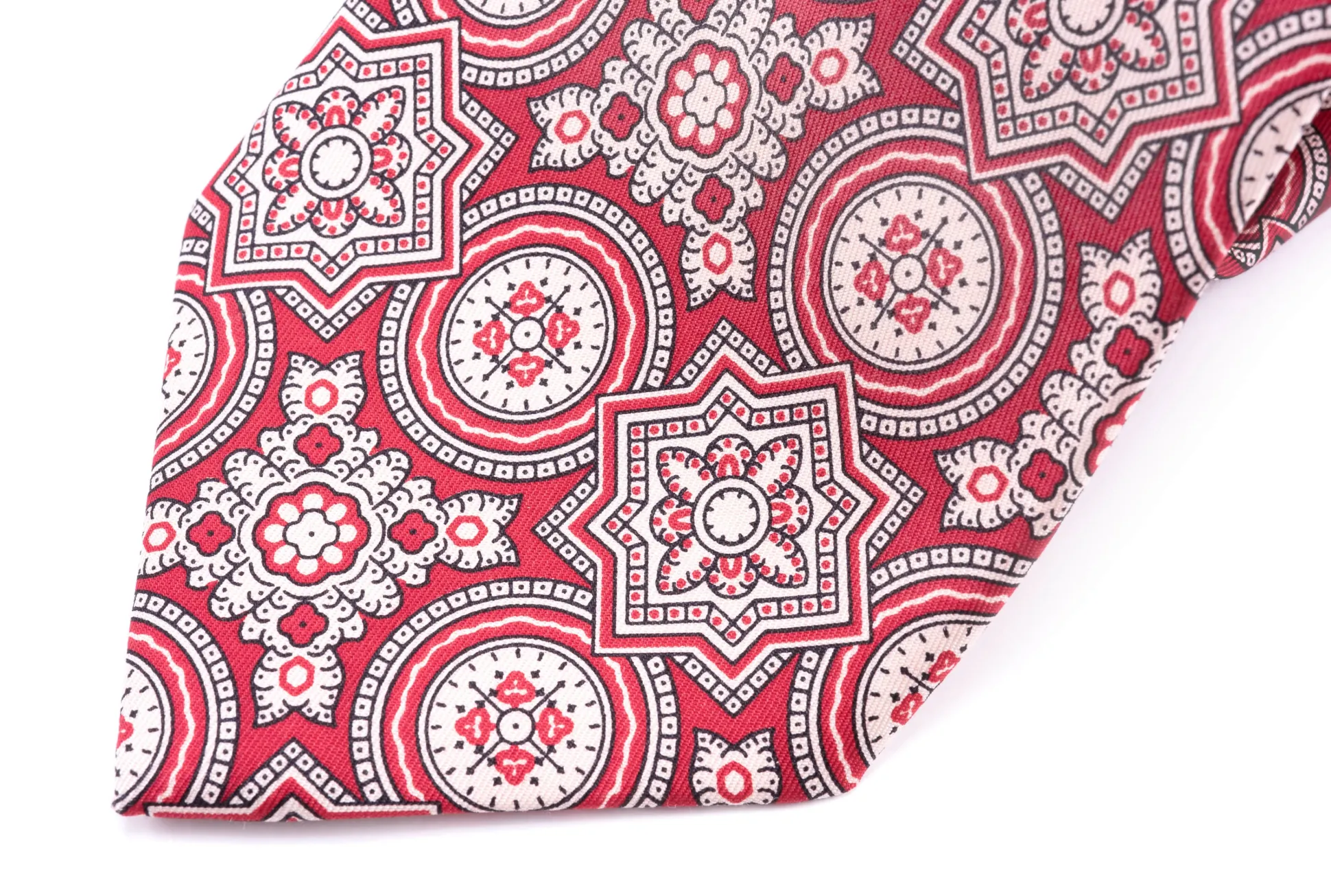 Red Ancient Madder Silk Tie