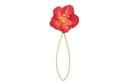 Red Christmas Rose Boutonnière Flower