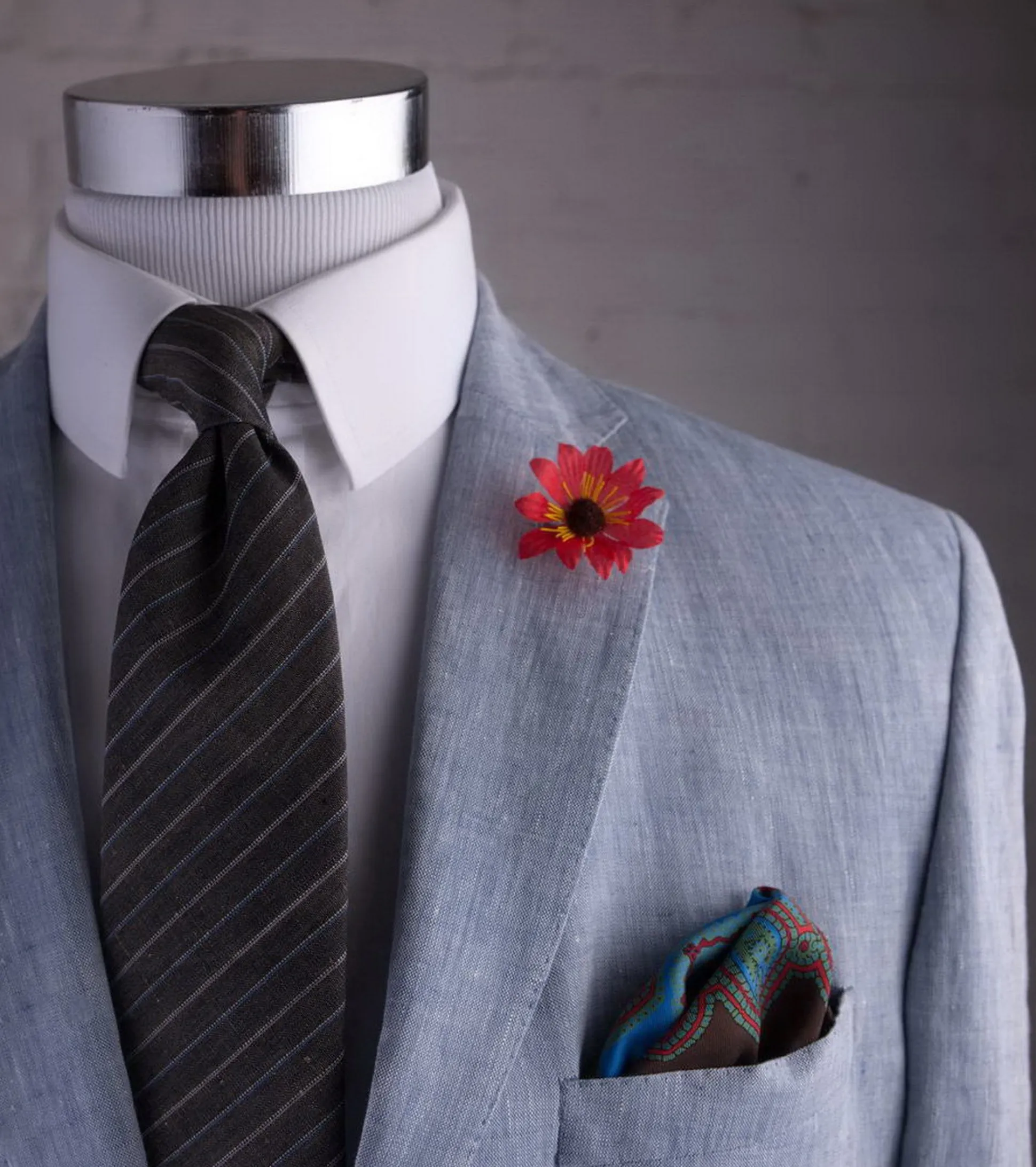 Red Exotic Caribbean Boutonnière Flower