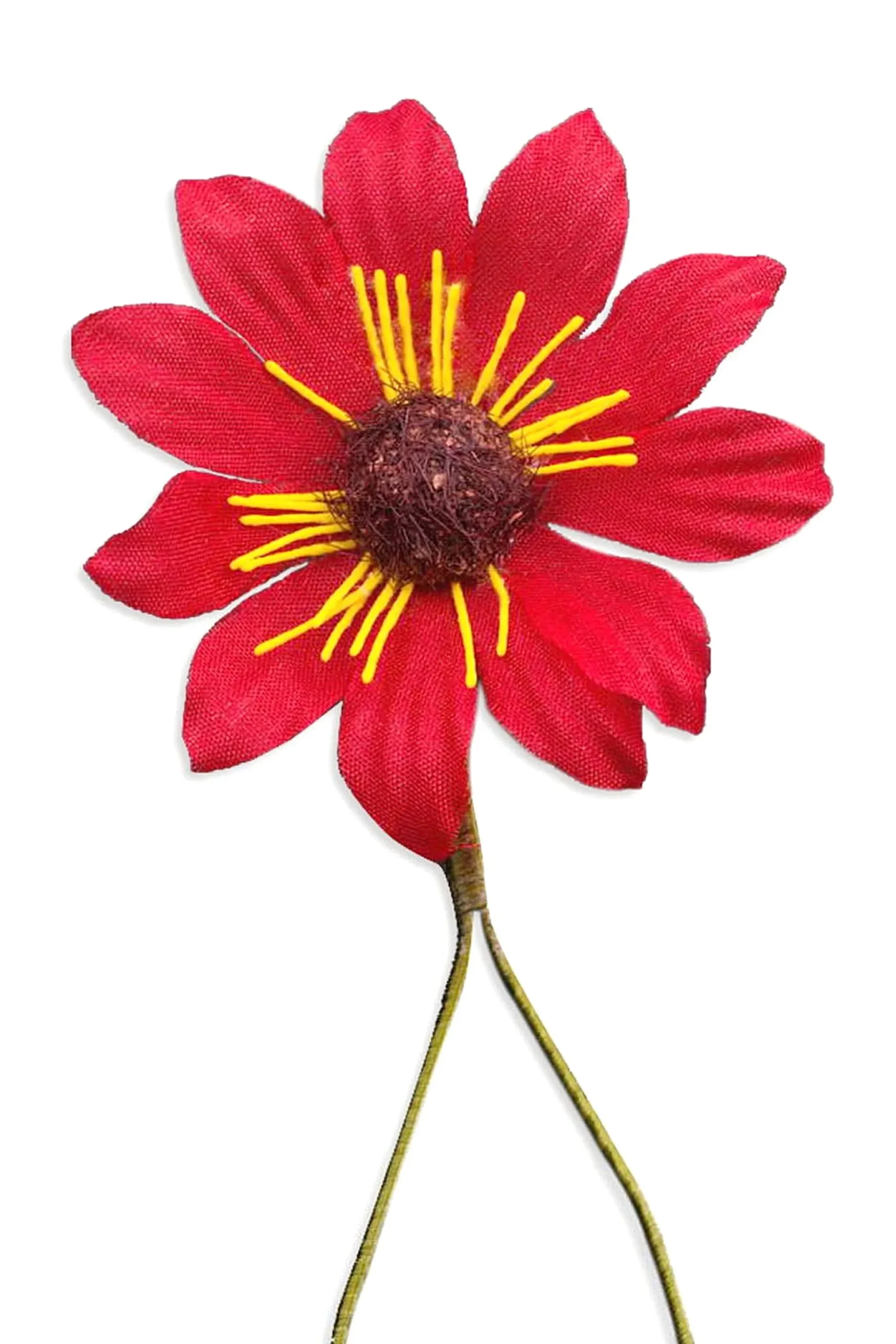 Red Exotic Caribbean Boutonnière Flower
