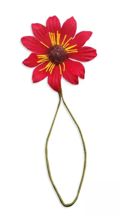 Red Exotic Caribbean Boutonnière Flower