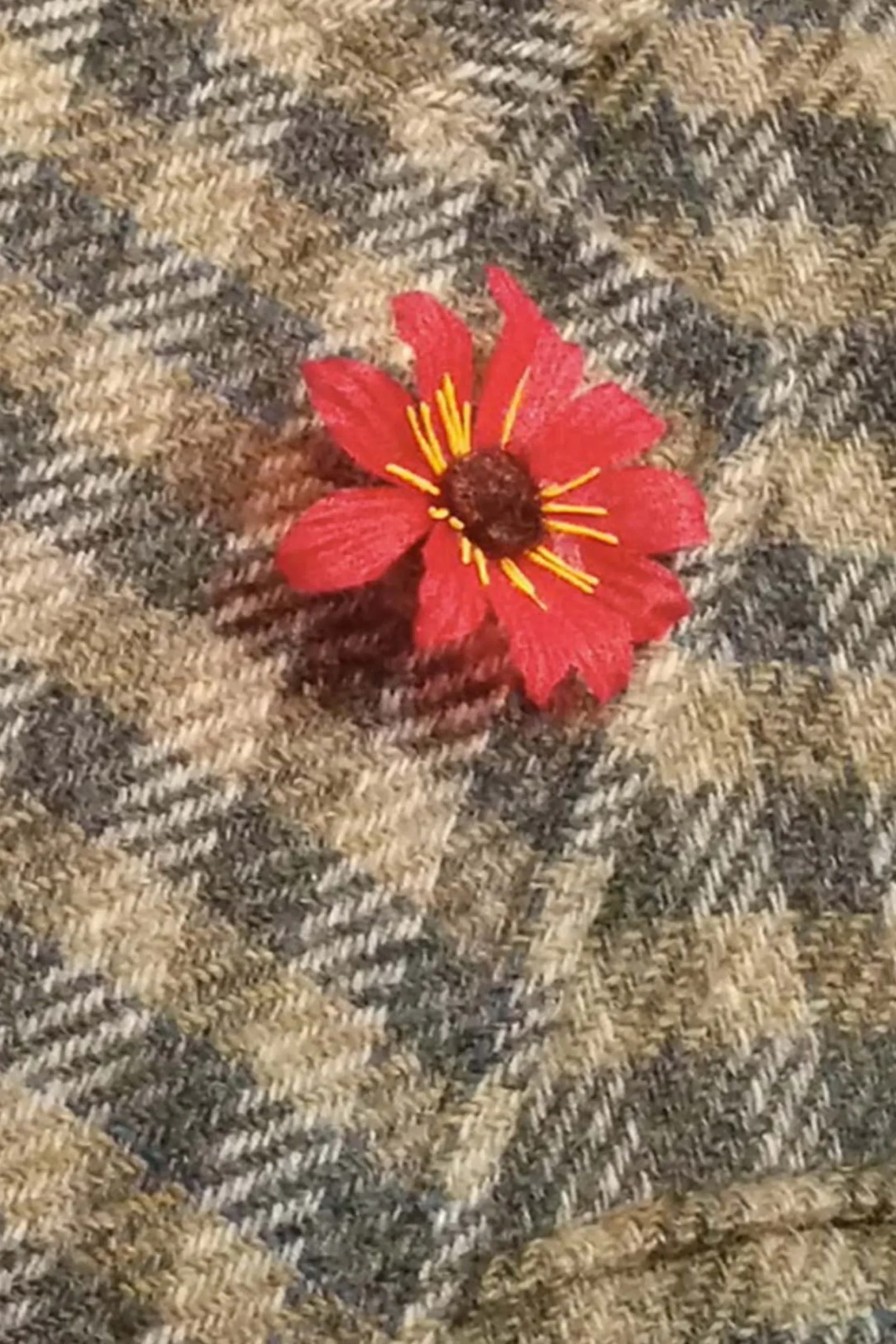 Red Exotic Caribbean Boutonnière Flower
