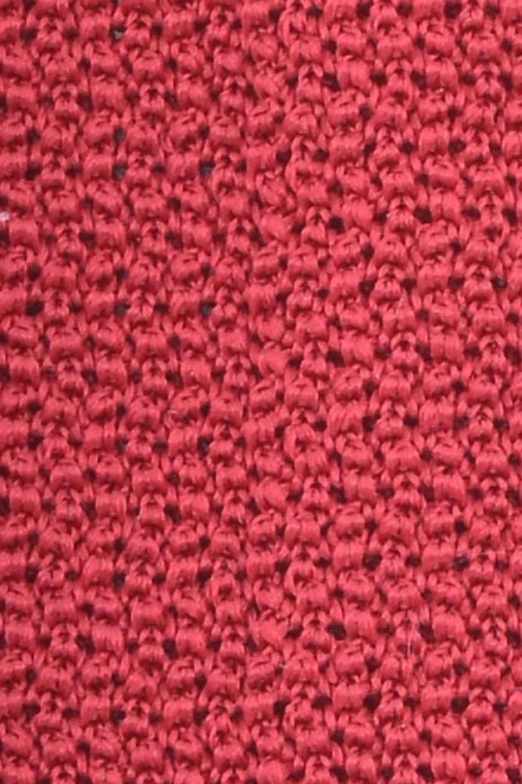 Red Silk Knit Tie