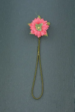 Red Sweet William Silk Boutonnière Flower