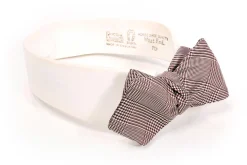 Red, White & Blue Shepherd's Check Silk Diamond Bow Tie
