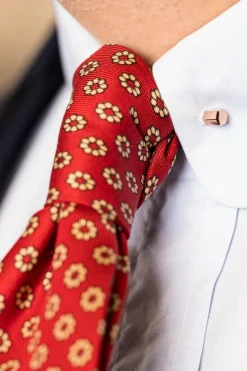Rose Gold Hex End Collar Bar