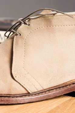 Round Beige Waxed Cotton Bootlaces