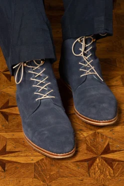 Round Beige Waxed Cotton Shoelaces