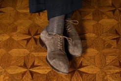 Round Biscuit Brown Waxed Cotton Bootlaces