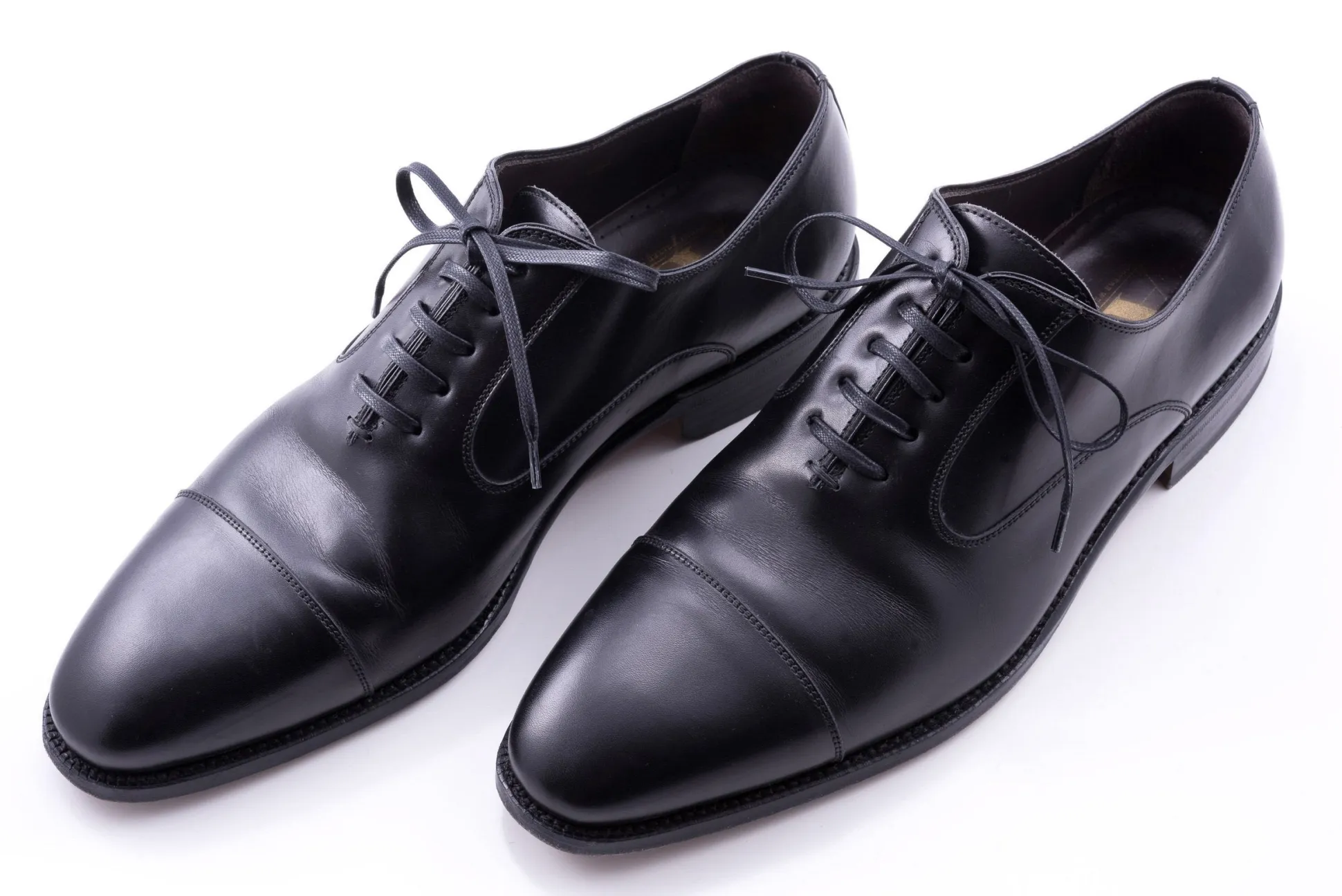 Round Black Waxed Cotton Shoelaces