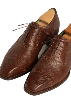 Round Bordeaux Waxed Cotton Bootlaces
