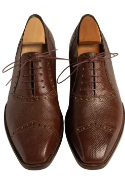 Round Bordeaux Waxed Cotton Bootlaces