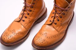 Round Burgundy Waxed Cotton Shoelaces