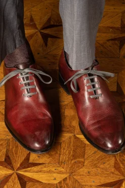 Round Charcoal Waxed Cotton Bootlaces