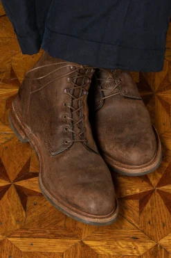 Round Coffee Brown Waxed Cotton Shoelaces