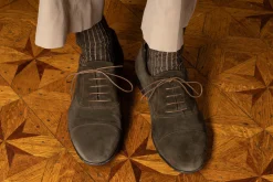 Round Coffee Brown Waxed Cotton Shoelaces