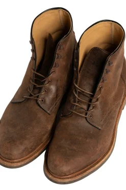 Round Coffee Brown Waxed Cotton Bootlaces