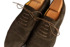 Round Coffee Brown Waxed Cotton Bootlaces