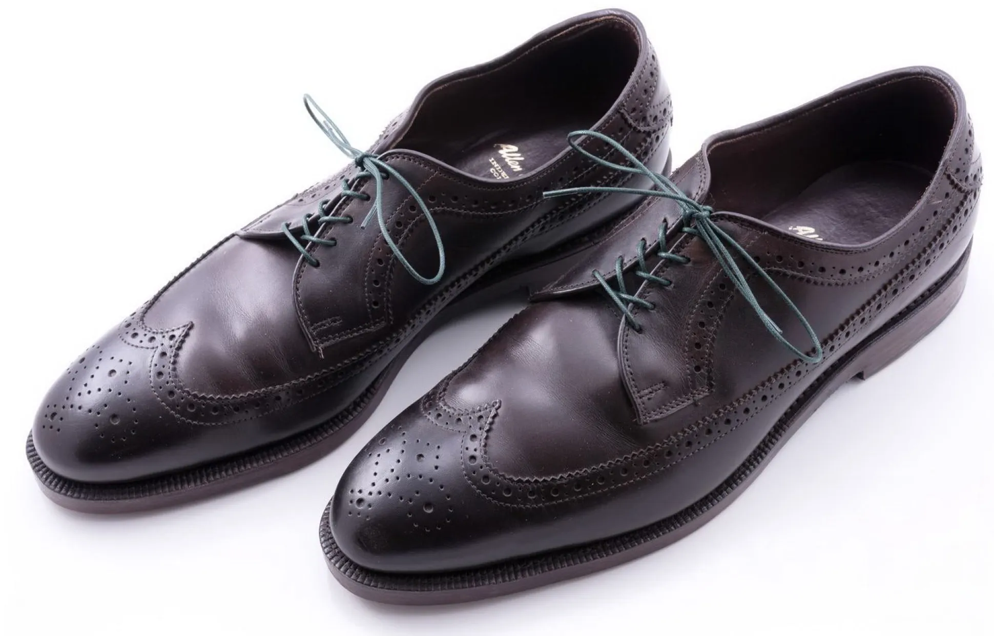 Round Dark Green Waxed Cotton Bootlaces