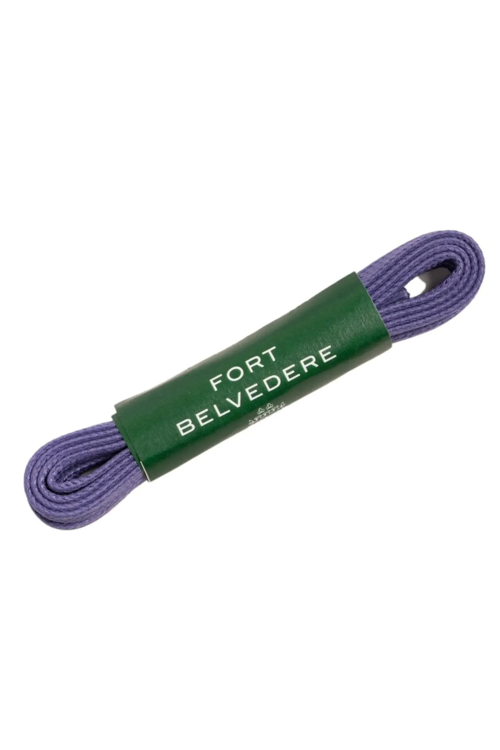 Round Dark Violet Waxed Cotton Bootlaces