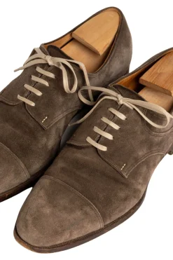 Round Intense Beige Waxed Cotton Shoelaces