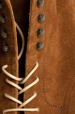 Round Intense Beige Waxed Cotton Bootlaces