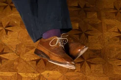 Round Intense Beige Waxed Cotton Bootlaces