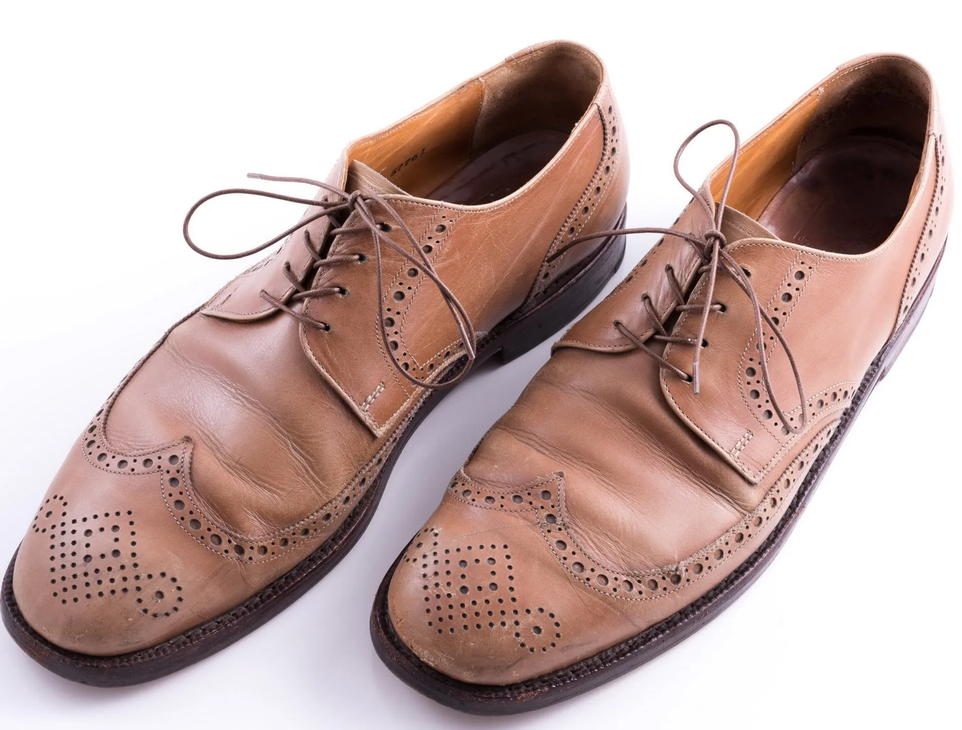 Round Mid Brown Waxed Cotton Shoelaces