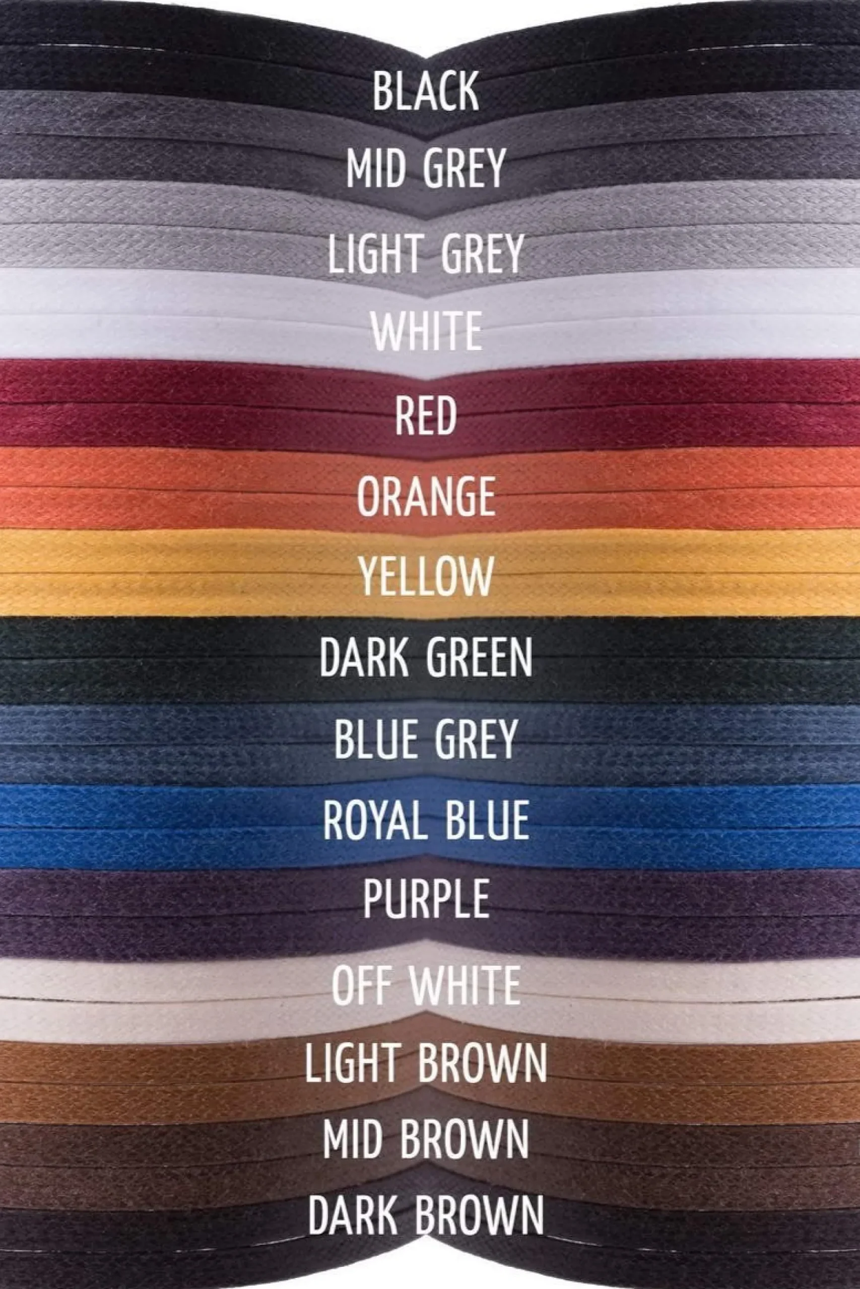 Round Mid Gray Waxed Cotton Bootlaces