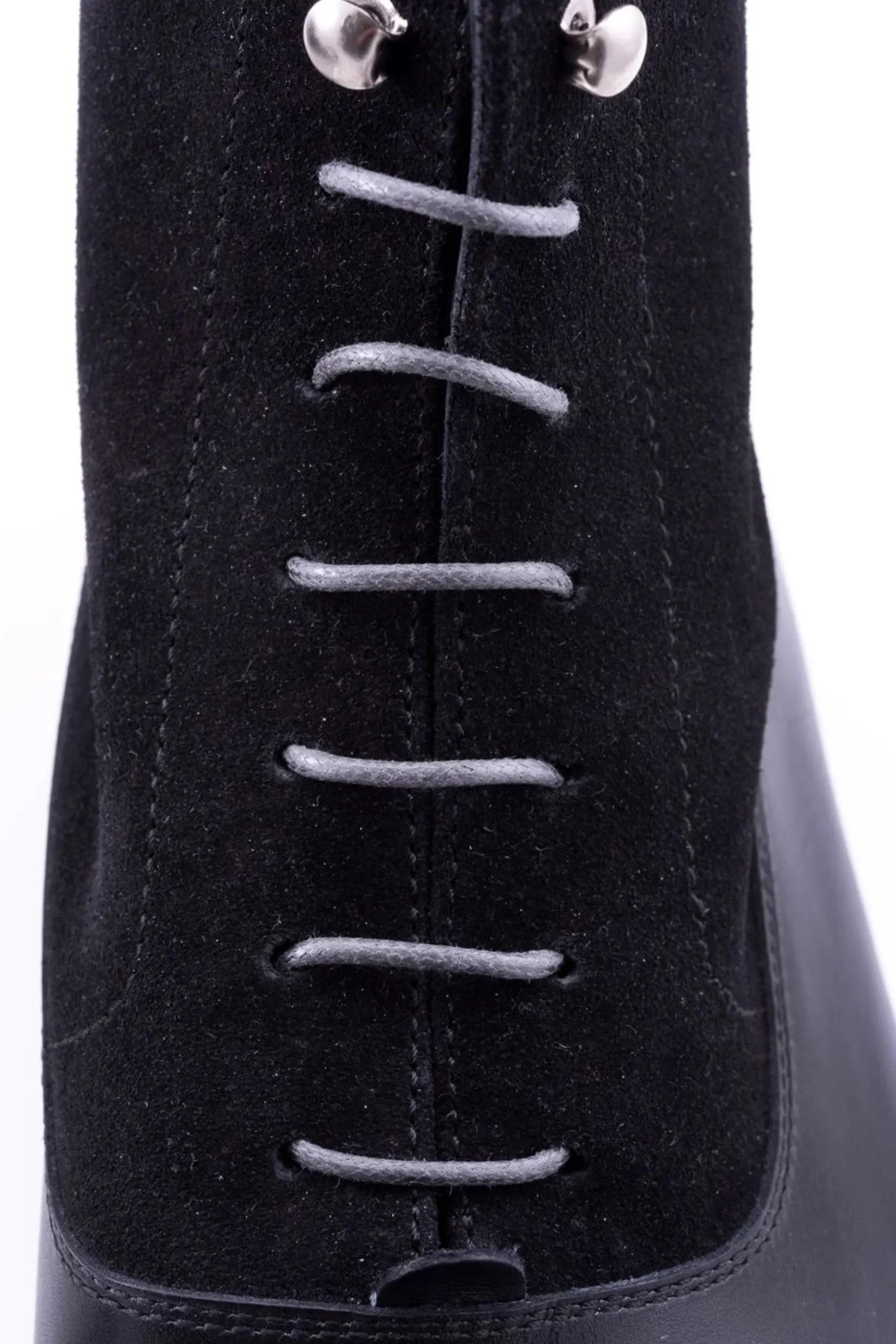 Round Mid Gray Waxed Cotton Bootlaces