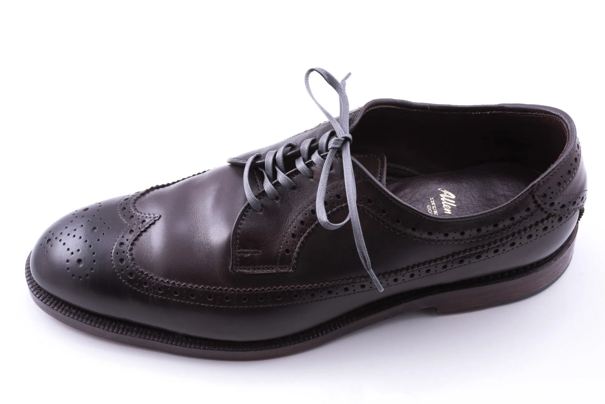 Round Mid Gray Waxed Cotton Shoelaces