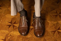 Round Military Green Waxed Cotton Shoelaces