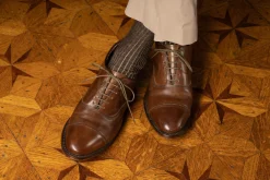 Round Military Green Waxed Cotton Shoelaces