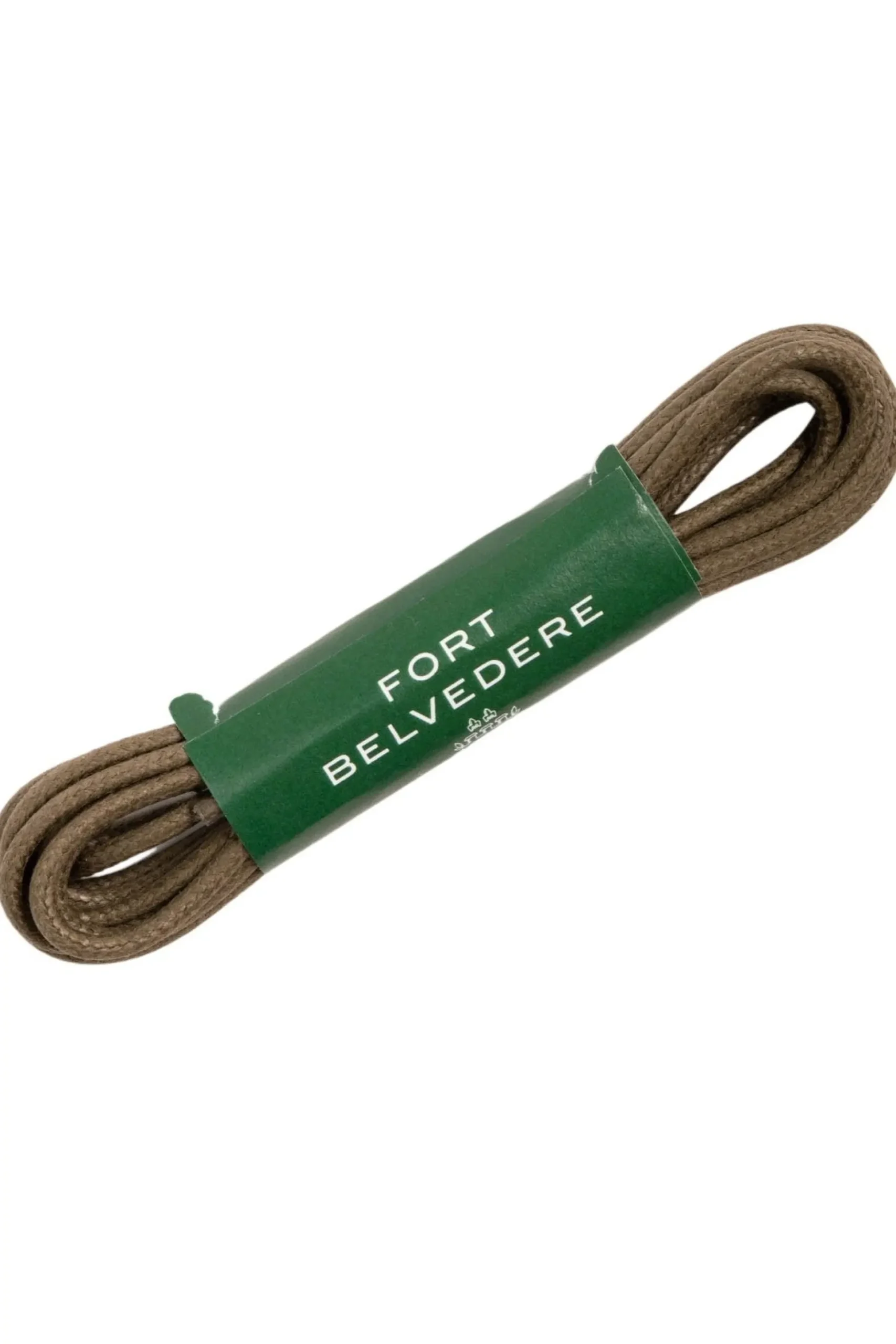 Round Military Green Waxed Cotton Shoelaces