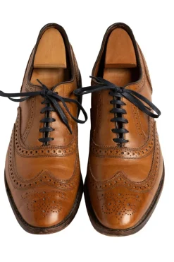 Round Navy Waxed Cotton Bootlaces