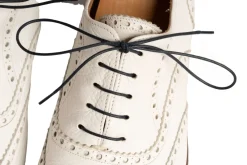 Round Navy Waxed Cotton Shoelaces