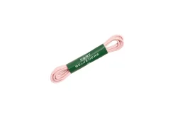Round Pale Pink Waxed Cotton Shoelaces