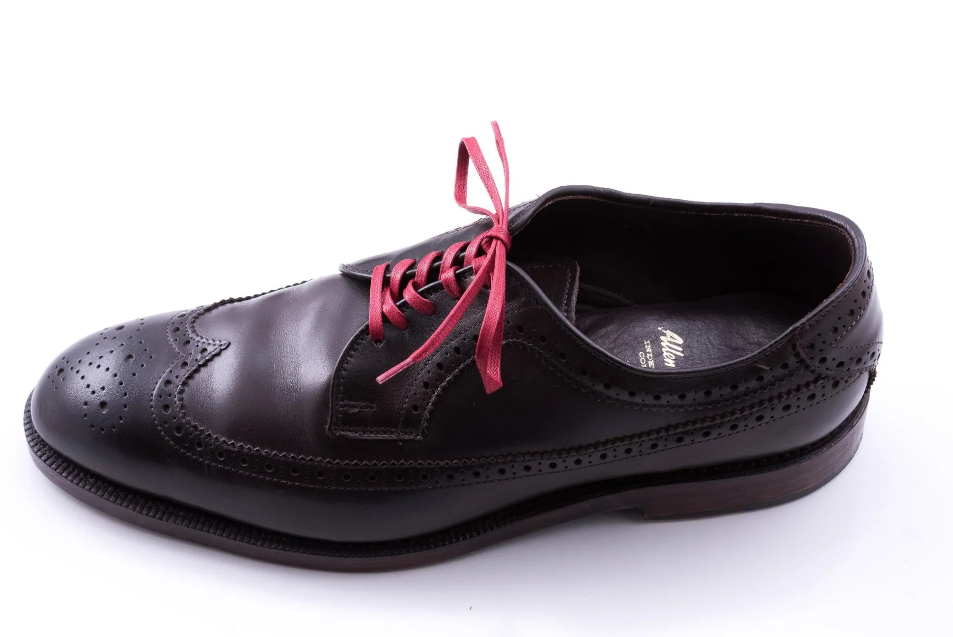 Round Red Waxed Cotton Bootlaces