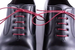 Round Red Waxed Cotton Shoelaces