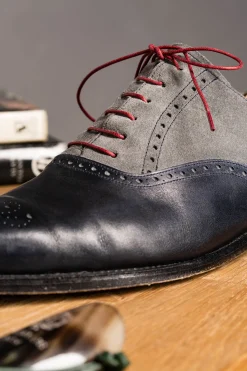 Round Red Waxed Cotton Shoelaces