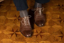 Round Sand Waxed Cotton Bootlaces