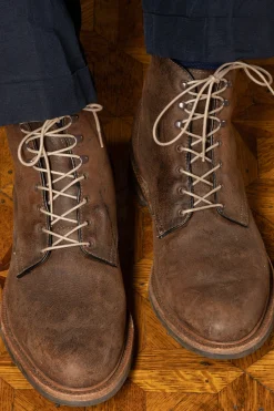 Round Sand Waxed Cotton Bootlaces