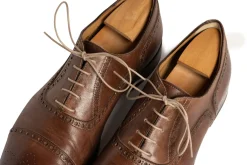 Round Sand Waxed Cotton Bootlaces