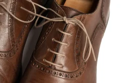 Round Sand Waxed Cotton Shoelaces
