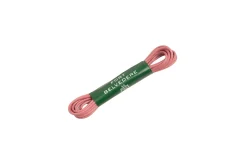 Round Vintage Pink Waxed Cotton Shoelaces