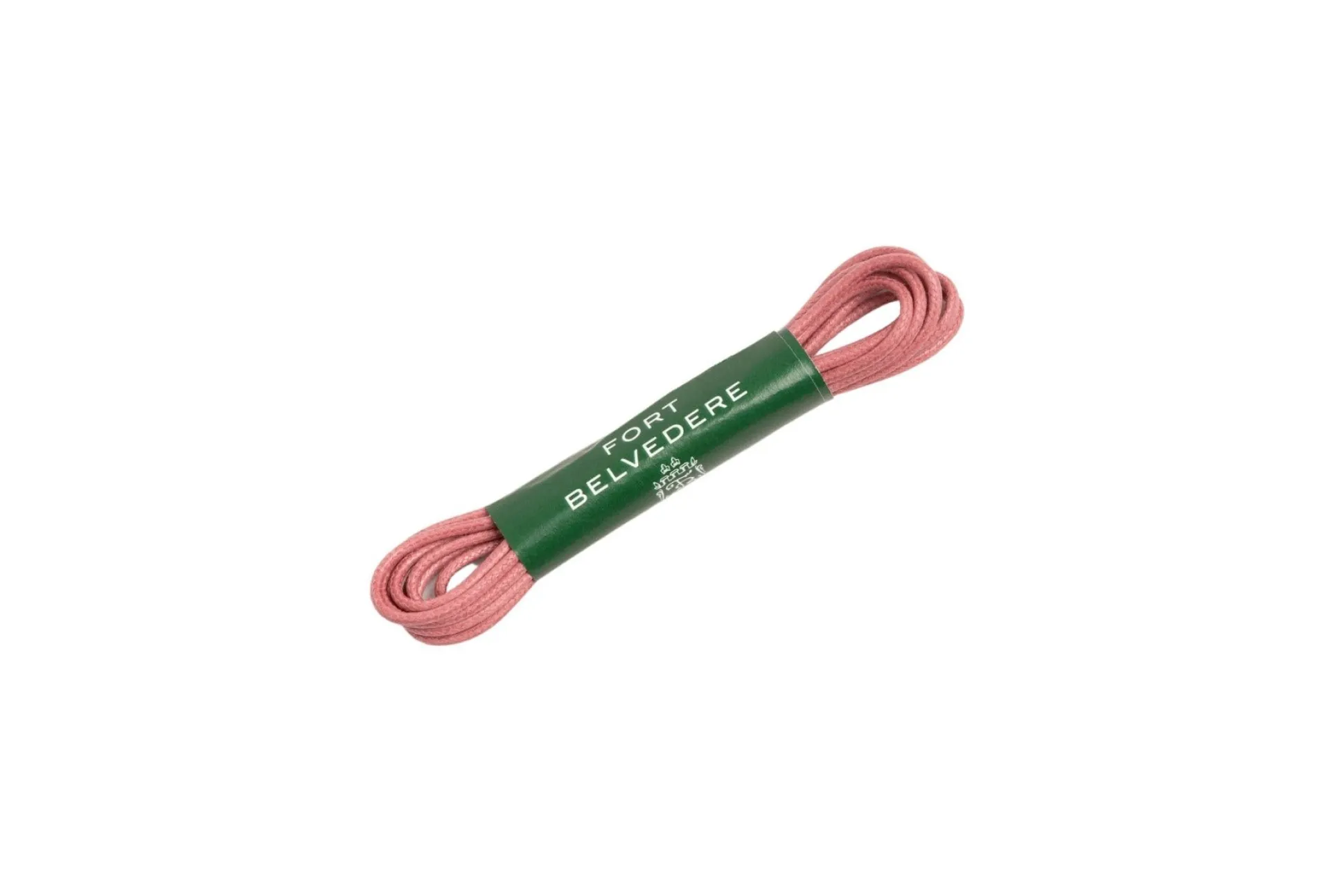 Round Vintage Pink Waxed Cotton Shoelaces