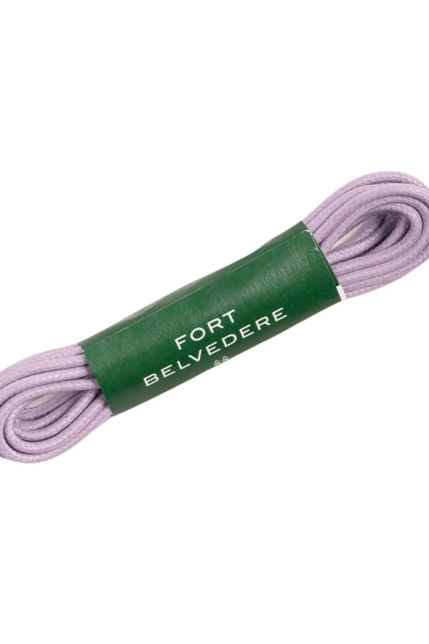 Round Violet Waxed Cotton Bootlaces