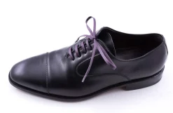 Round Violet Waxed Cotton Bootlaces
